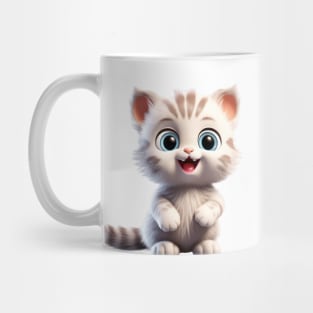 Cute Animal Characters Art 2 -kitten, tiny cat- Mug